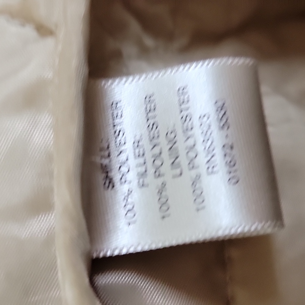 Christopher & Banks Neutral Beige Quilted Vest - Picture 4 of 5